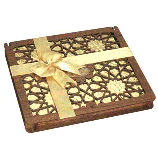 پشمک جعبه چوبی کادویی